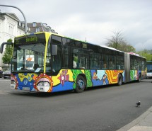 Bunter Linienbus, Heidelberg 2004