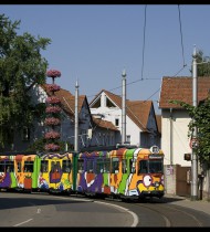 Heidelbergs „Bunte Straßenbahn“  2003